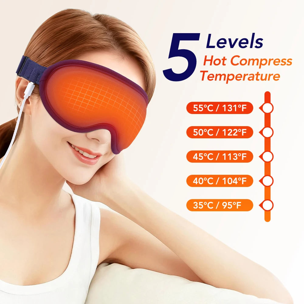 3D Vibration Massage Eye Mask